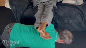 Pathetic weak footstool (Full HD 1080p MP4)