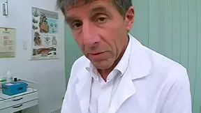 Dirty Doc's Big Cock Anal Exam for a Horny Receptionist