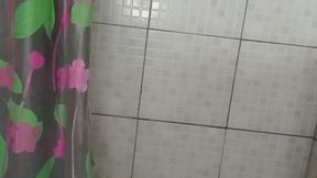 Shower my black hair