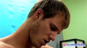 LollipopTwinks: Handsome Tyler Andrews Works On His Boss Patrick Kennedys Dick Very Hard