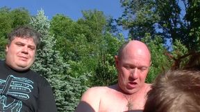 Shameless gangbang-session!