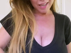 Lovely Blonde With Tight Pussy Masturbate Solo
