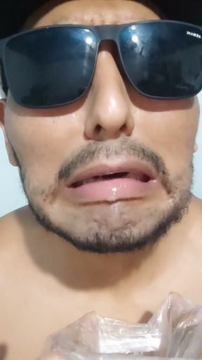 Alpha male spitting and humiliating in your face   Clip 2