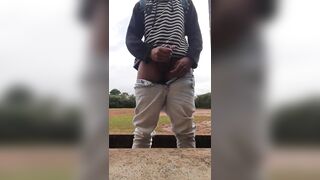 Stroking off after work 2