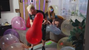 Evil-Lyn and Skeletor masspop with injury