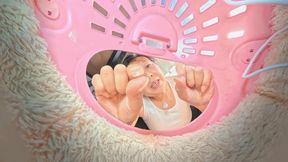 8K VR360The Giantess's Stinking Socks Crush the Dwarf's Face