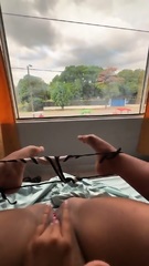 Masturbndose frente a la ventana