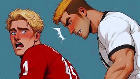 the coach shoved his huge dick in my german ass! he came deep.