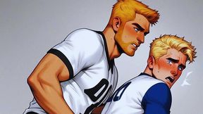 the coach shoved his huge dick in my german ass! he came deep.