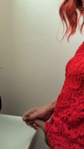 Sissy Andrea jerking off   Clip 1
