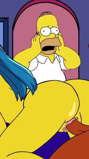 Powerful moment from &quot;Homer finds his wife Marge being unfaithful to her friend&quot;