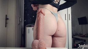 dildo lust masterpiece 🍒 oily tit tease & plump ride 😈 glorious finish 💦
