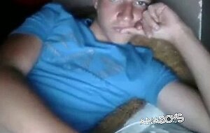 Twink's Webcam Solo: Stroking Hard!