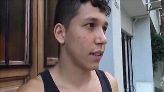 Teenage straight latin fucks gay filmmaker for money!!