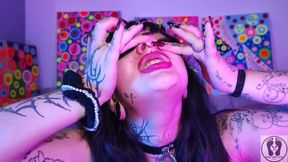 Nose Fetish Deedeelove Gothic Beauty Girl