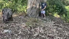 Amateur Straight Boy Caught Peeing Outdoors
