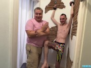 TicklishChubs: Dom Matt loves his hands roaming around Spiritmonkeys slim body