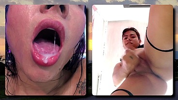 TS Angelique Monroe - My new very special "Cumshot Collection" - part 4