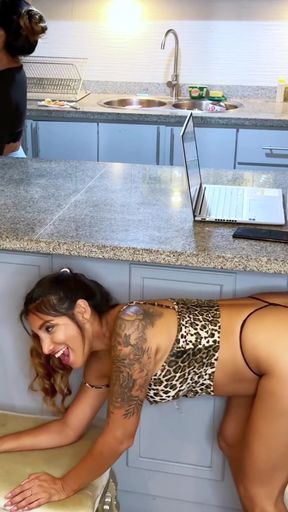 Captivating moment from &quot;WTF! He fucked his stepdaughter in front of his wife! an give her a HUGE cumload&quot;