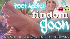 Findom Goon : Feet Addict - Mind Melting Stroke & $end Countdowns (w Mesmerizing Moans, Binaural Beats & Neuro Spiral) | Femdom Foot Fetish Mind Fuck