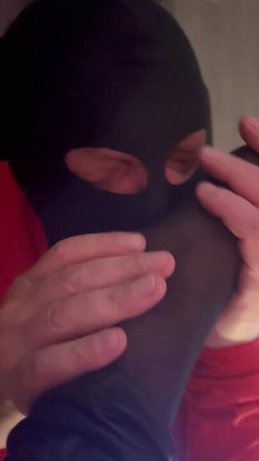 Licking soles & smelling socks inside my good boy mouth