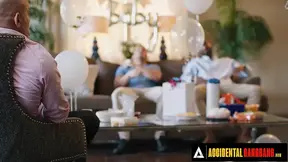 ACCIDENTAL GANGBANG - Horny Casey Calvert Gets Gangbanged By Bored Men