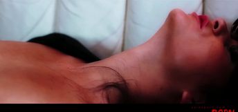 Dark Haired Goddess Sucks a Big Dick and Gets a Deep Long Fuck