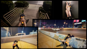 Fucking my slut pussy in public +Bonus Busted in Bathroom!