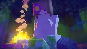 Minecraft Jenny Takes Creepers Thick Cock in Steamy Pixel Encounter