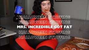 Halloween Family Sized STUFFING* Mrs. Incredible Got FAT!