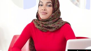 Hot Muslim teen sucked big hard cock