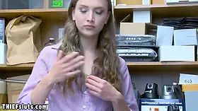 Teen thief tried steal an anal plug but punished by cop