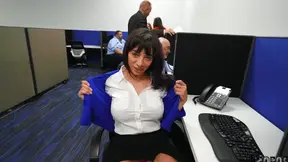 Horny Latina Sasha Peral Gets Fucked Hard In The Office POV
