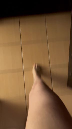 POV: the Sounds of Walking in Beige High Heels