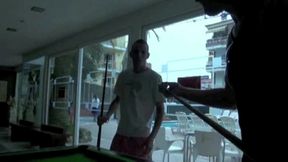 paolo fucked in a public bar