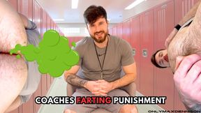 COACHES FARTING PUNISHMENT