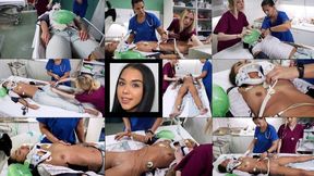 Black Angel in the ER, Ultrasound, Stething, Neck Collar (in HD 1920X1080)