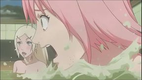Hentai Naruto Shippuden Escena de ba&ntilde_o 【Sin Censura】