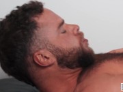 MEN - Hunks Marcus McNeil And Felix Trainor Take Turns Getting Spit Roasted By Malik Delgaty