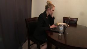 Teacher Kendra James mesmerized by Student 3