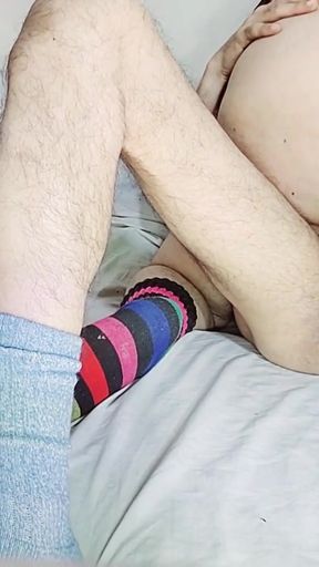 Iconic moment from "Cowgirl style Anal Sex adventure when Bbw indian wife Netu puts her Special Big Ass on husband Cock for"