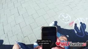 Steamy Outdoor Encounter with Harleen Van Hynten in a Park! MILFHUNTER24