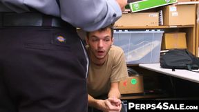 Perps4Sale.com - Skinny gay perp receives Hard and Fast Bareback from cop