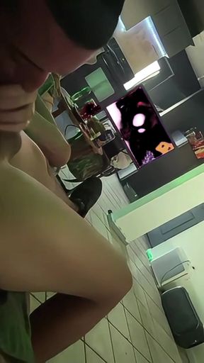 Handsome Bro Gets Facefucked by Huge Uncut Latino Cock
