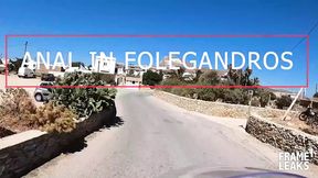 Untamed threesome in Folegrandos with big cock and backside-smash