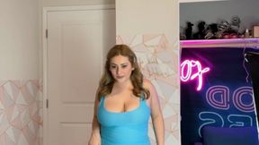 Slow Strip Tease: Yoga Pants to G-String Reveal