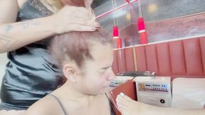 BEING DOUBLE PUNISHED BY TWO CRUEL MISTRESS SWALLOWING FEET - BY SOPHIA FABER AND NATASHA WILD - CLIP 4 IN FULL HD