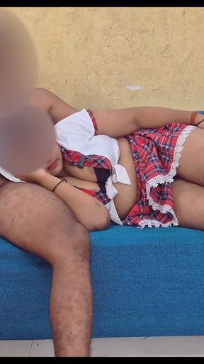 College ki ladki ko mila step daddy ka lund   Clip 3