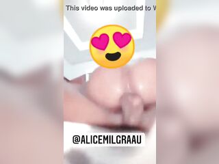 NOVINHA DANDO O CUZINHO PARA O PRIMO ANTES QUE A TIA CHEGUE @ALICEMILGRAAU