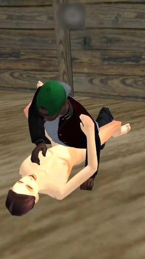 Gta San andreas hot coffee mod - Cj is out in the country so let's have some country gal sex in a barn   Clip 2